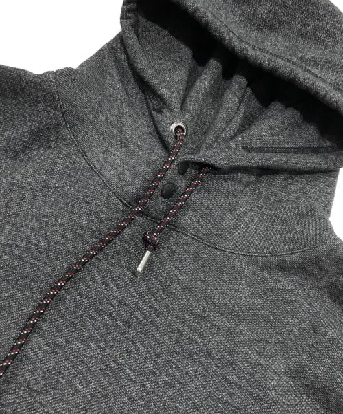 NAGNA（ナンガ）NAGNA (ナンガ) ECO HYBRID MINI BOX LOGO EMBROIDERY SWEAT HOODIE ブラック サイズ:Lの古着・服飾アイテム