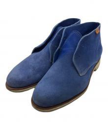 ISSEY MIYAKE MEN×PARABOOT（イッセイミヤケメン×パラブーツ）の古着「チャッカブーツ/スエードブーツ」｜ブルー