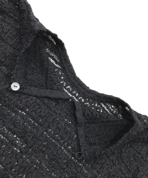 IENA（イエナ）IENA (イエナ) フラワーストレッチレースプルオーバー/レースカットソー ブラック サイズ:サイズ表記なしの古着・服飾アイテム