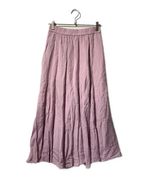 JOURNAL STANDARD（ジャーナルスタンダード）JOURNAL STANDARD (ジャーナルスタンダード) シアーレーヨンリネン スカート/ロングスカート ピンク サイズ:表記なしの古着・服飾アイテム