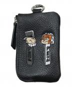 PEZ×EARペッツ×イア）の古着「牛革モバイルストラップショルダー/ショルダーポーチ」｜ブラック