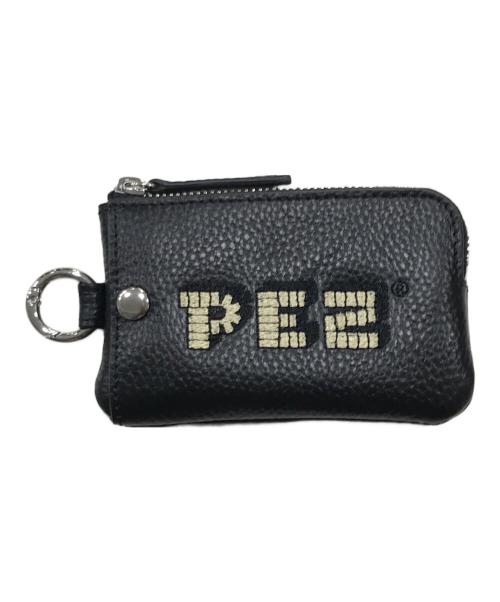 PEZ（ペッツ）PEZ (ペッツ) EAR (イア) 牛革モバイルストラップショルダー/ショルダーポーチ ブラックの古着・服飾アイテム