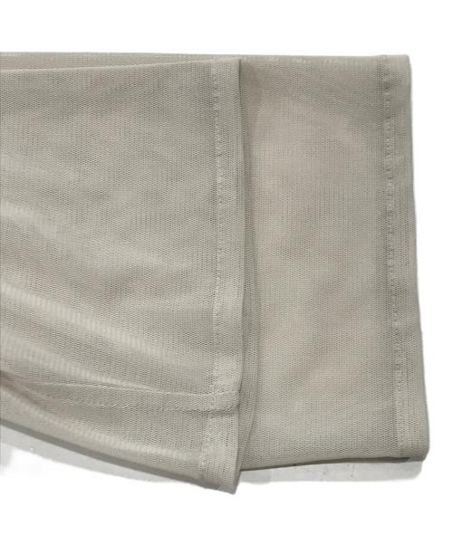 NKGW（エヌケージーダブリュー）NKGW (エヌケージーダブリュー) シアーカットソー/長袖カットソー ピンクベージュ サイズ:Ｆの古着・服飾アイテム