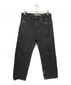 中古・古着通販】LEVI'S (リーバイス) レザーパンツ ブラック サイズ