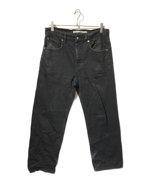 ALEXANDER WANG（アレキサンダー・ワン）ALEXANDER WANG (アレキサンダー・ワン) ボタンフライデニムパンツ ブラック サイズ:81cm（W32）の古着・服飾アイテム