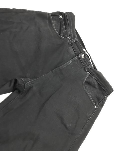 ALEXANDER WANG（アレキサンダー・ワン）ALEXANDER WANG (アレキサンダー・ワン) ボタンフライデニムパンツ ブラック サイズ:81cm（W32）の古着・服飾アイテム