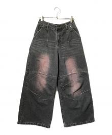 Nuth（ヌース）の古着「デニムパンツ/ダメージデニムパンツ」｜ブラック
