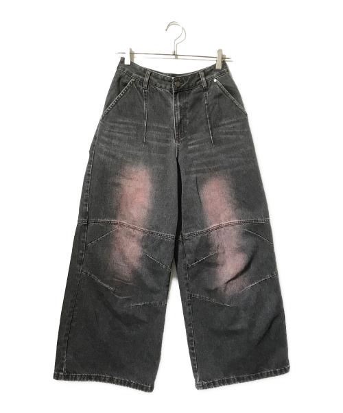 Nuth（ヌース）Nuth (ヌース) デニムパンツ/ダメージデニムパンツ ブラック サイズ:Sの古着・服飾アイテム