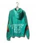 FIRST ROW (ファーストロウ) プリント装飾パーカー/フーデッドパーカー グリーン サイズ:S：8000円