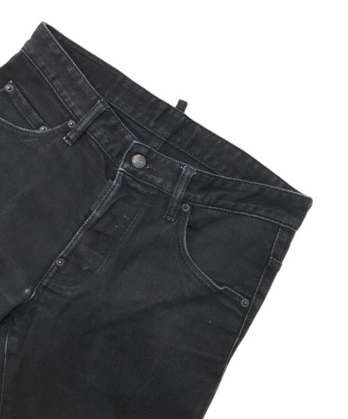 DSQUARED2（ディースクエアード）DSQUARED2 (ディースクエアード) スキニーパンツ/デニムパンツ ブラック サイズ:46の古着・服飾アイテム