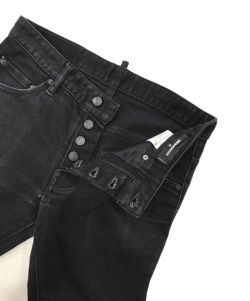 DSQUARED2（ディースクエアード）DSQUARED2 (ディースクエアード) スキニーパンツ/デニムパンツ ブラック サイズ:46の古着・服飾アイテム