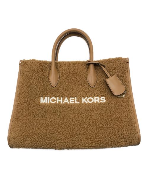 MICHAEL KORS（マイケル・コース）MICHAEL KORS (マイケル・コース) 2WAYボアバッグ/ショルダーバッグ/トートバッグ ブラウンの古着・服飾アイテム