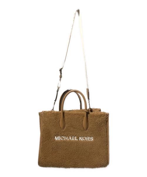 MICHAEL KORS（マイケル・コース）MICHAEL KORS (マイケル・コース) 2WAYボアバッグ/ショルダーバッグ/トートバッグ ブラウンの古着・服飾アイテム