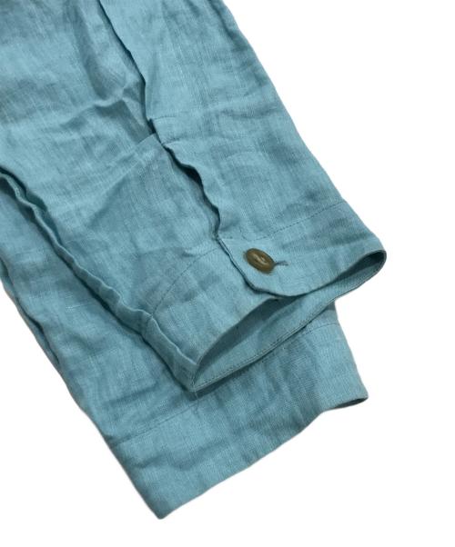 ISSEY MIYAKE MEN（イッセイミヤケメン）ISSEY MIYAKE MEN (イッセイミヤケメン) リネンシャツ／ラグランシャツ スカイブルー サイズ:2の古着・服飾アイテム