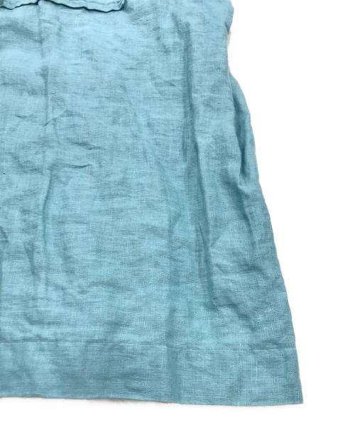ISSEY MIYAKE MEN（イッセイミヤケメン）ISSEY MIYAKE MEN (イッセイミヤケメン) リネンシャツ／ラグランシャツ スカイブルー サイズ:2の古着・服飾アイテム