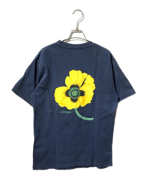 KENZO（ケンゾー）KENZO (ケンゾー) バックポピーフラワーTシャツ/半袖カットソー ネイビー サイズ:Sの古着・服飾アイテム