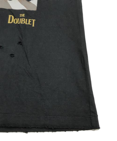 doublet（ダブレット）doublet (ダブレット) 洋服の青山 AOYAMA ROCK T-SHIRT/半袖カットソー ブラック サイズ:Sの古着・服飾アイテム
