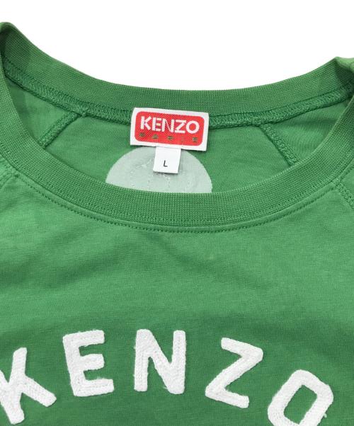 KENZO（ケンゾー）KENZO (ケンゾー) 刺繍Tシャツ/半袖カットソー グリーン サイズ:Ｌの古着・服飾アイテム