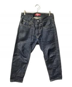 中古・古着通販】GANRYU (ガンリュウ) サルエルデニムパンツ ブラック