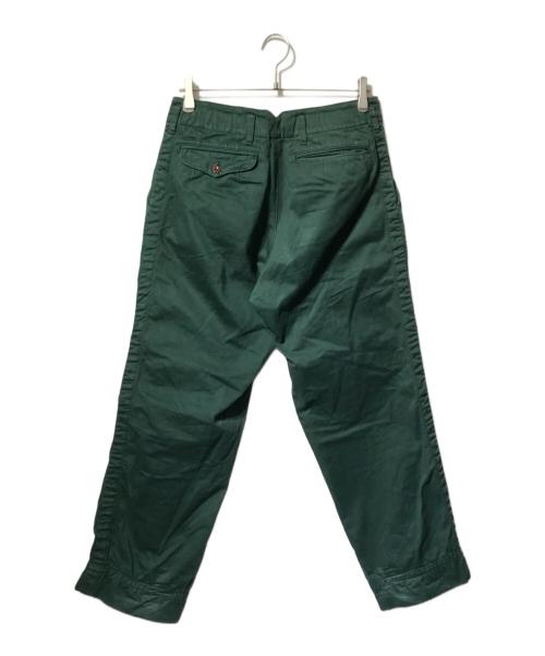 kolor/BEACON（カラービーコン）kolor/BEACON (カラービーコン) パッカリングパンツ/コットンパンツ グリーン サイズ:1の古着・服飾アイテム