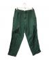 kolor/BEACON（カラービーコン）の古着「パッカリングパンツ/コットンパンツ」｜グリーン