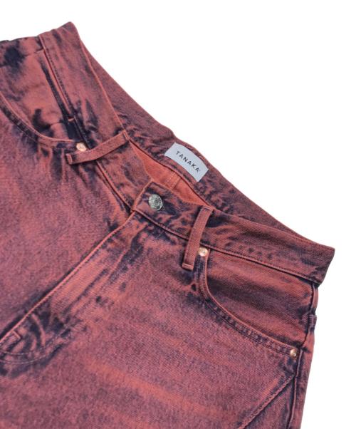 TANAKA（タナカ）TANAKA (タナカ) デニムパンツ/コットンデニムパンツ レッド サイズ:27の古着・服飾アイテム