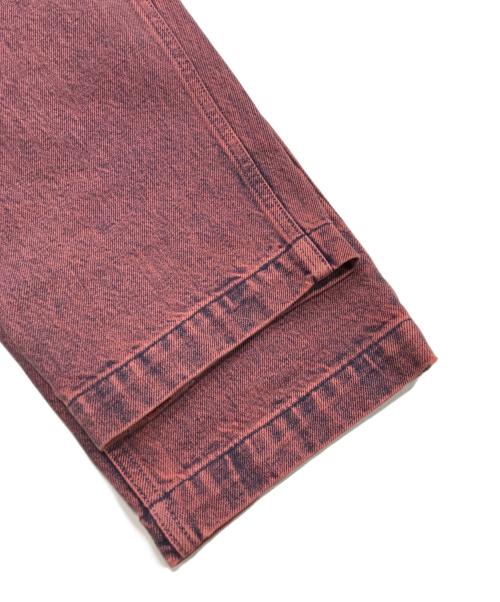 TANAKA（タナカ）TANAKA (タナカ) デニムパンツ/コットンデニムパンツ レッド サイズ:27の古着・服飾アイテム