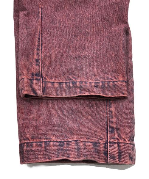 TANAKA（タナカ）TANAKA (タナカ) デニムパンツ/コットンデニムパンツ レッド サイズ:27の古着・服飾アイテム