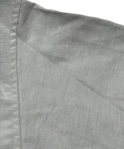 IM MEN-ISSEY MIYAKE（アイム メン イッセイ ミヤケ）IM MEN-ISSEY MIYAKE (アイム メン イッセイ ミヤケ) リネンミックス比翼シャツ カーキ サイズ:2の古着・服飾アイテム