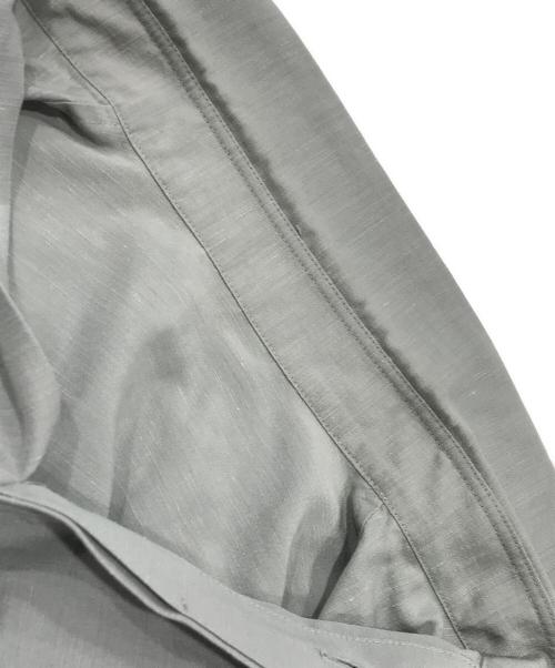 IM MEN-ISSEY MIYAKE（アイム メン イッセイ ミヤケ）IM MEN-ISSEY MIYAKE (アイム メン イッセイ ミヤケ) リネンミックス比翼シャツ カーキ サイズ:2の古着・服飾アイテム