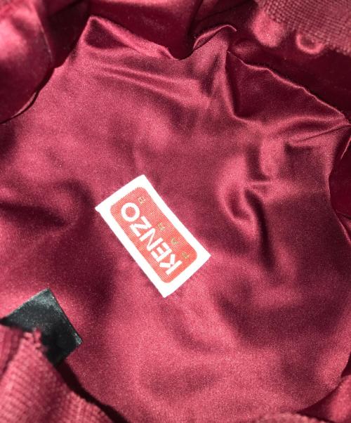 KENZO（ケンゾー）KENZO (ケンゾー) エッフェル塔刺繍ベレー帽 レッドの古着・服飾アイテム