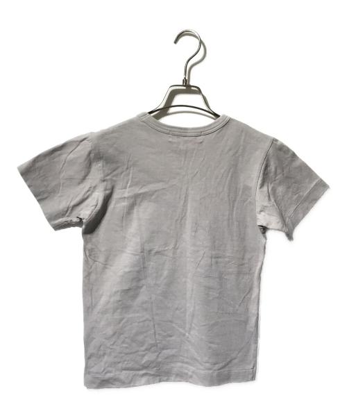 PLAY COMME des GARCONS（プレイコムデギャルソン）PLAY COMME des GARCONS (プレイコムデギャルソン) ハートロゴTシャツ/半袖カットソー グレー サイズ:Sの古着・服飾アイテム