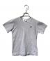 PLAY COMME des GARCONS（プレイコムデギャルソン）の古着「ハートロゴTシャツ/半袖カットソー」｜グレー