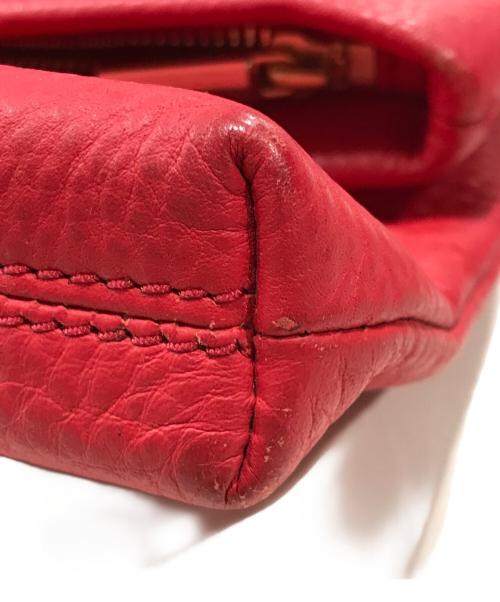 TORY BURCH（トリーバーチ）TORY BURCH (トリーバーチ) ショルダーバッグ/ロゴバッグ レッドの古着・服飾アイテム