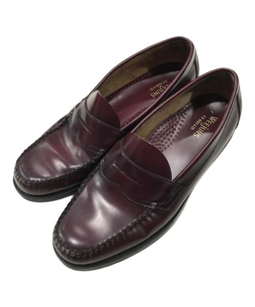 G.H.BASS（ジーエイチバス）G.H.BASS (ジーエイチバス) ローファー レッド サイズ:81/2の古着・服飾アイテム