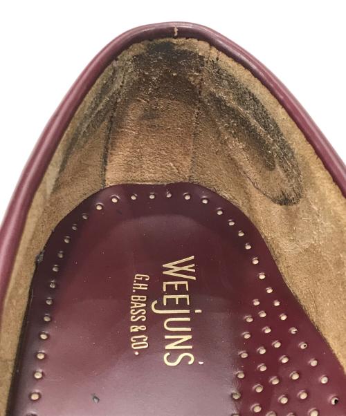 G.H.BASS（ジーエイチバス）G.H.BASS (ジーエイチバス) ローファー レッド サイズ:81/2の古着・服飾アイテム