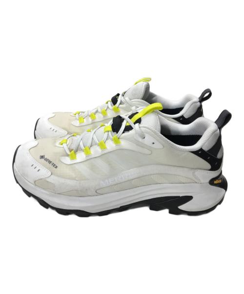 FreshService（フレッシュサービス）FreshService (フレッシュサービス) MERRELL (メレル) モアブ スピード/ハイキングシューズ アイボリー×イエロー サイズ:US11/UK10.5/EUR45の古着・服飾アイテム