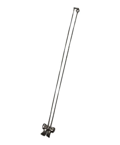 TIFFANY & Co.（ティファニー）TIFFANY & Co. (ティファニー アンド コー) リボンモチーフネックレス シルバーの古着・服飾アイテム