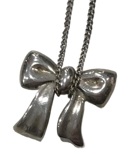 TIFFANY & Co.（ティファニー）TIFFANY & Co. (ティファニー アンド コー) リボンモチーフネックレス シルバーの古着・服飾アイテム