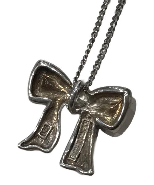 TIFFANY & Co.（ティファニー）TIFFANY & Co. (ティファニー アンド コー) リボンモチーフネックレス シルバーの古着・服飾アイテム