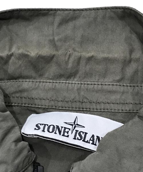 STONE ISLAND（ストーンアイランド）STONE ISLAND (ストーンアイランド) シャツジャケット オリーブ サイズ:Sの古着・服飾アイテム