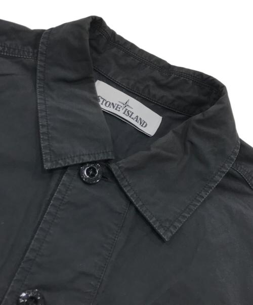 STONE ISLAND（ストーンアイランド）STONE ISLAND (ストーンアイランド) 長袖シャツ/ボタンシャツ ブラック サイズ:Sの古着・服飾アイテム