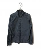 STONE ISLANDストーンアイランド）の古着「異素材切替比翼シャツ」｜ネイビー