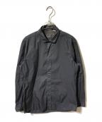 STONE ISLANDストーンアイランド）の古着「ナイロンブレンド比翼シャツ」｜ネイビー