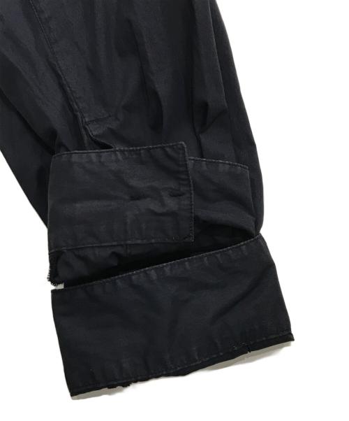 STONE ISLAND（ストーンアイランド）STONE ISLAND (ストーンアイランド) ナイロンブレンド比翼シャツ ネイビー サイズ:Mの古着・服飾アイテム
