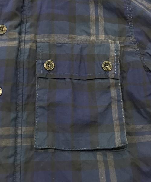 C.P COMPANY（シーピーカンパニー）C.P COMPANY (シーピーカンパニー) チェックシャツジャケット ネイビー サイズ:Sの古着・服飾アイテム