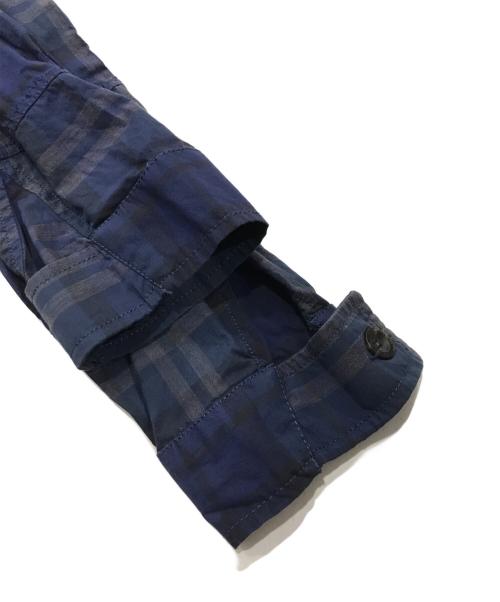 C.P COMPANY（シーピーカンパニー）C.P COMPANY (シーピーカンパニー) チェックシャツジャケット ネイビー サイズ:Sの古着・服飾アイテム