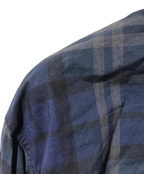 C.P COMPANY（シーピーカンパニー）C.P COMPANY (シーピーカンパニー) チェックシャツジャケット ネイビー サイズ:Sの古着・服飾アイテム