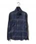 C.P COMPANY（シーピーカンパニー）の古着「チェックシャツジャケット」｜ネイビー