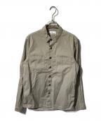 STONE ISLANDストーンアイランド）の古着「コットン タイプライターシャツ」｜ベージュ